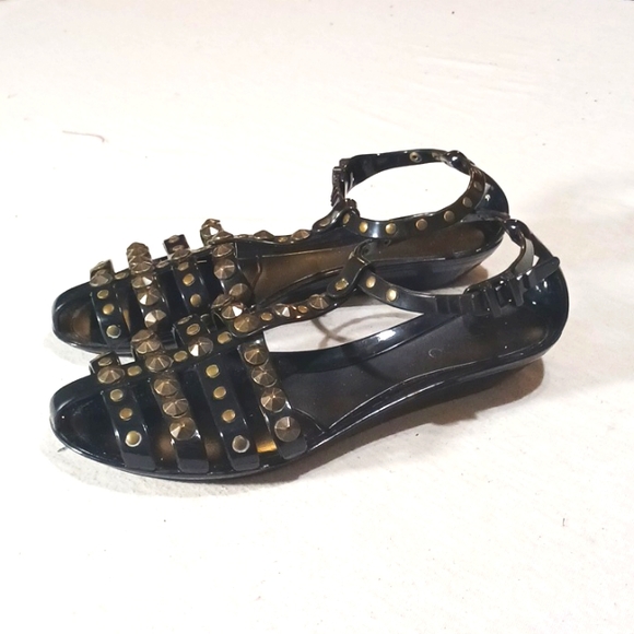 JIMMY CHOO Jelly Gladiator Studded Sandal Women's size 8
Box 2 - Picture 9 of 9